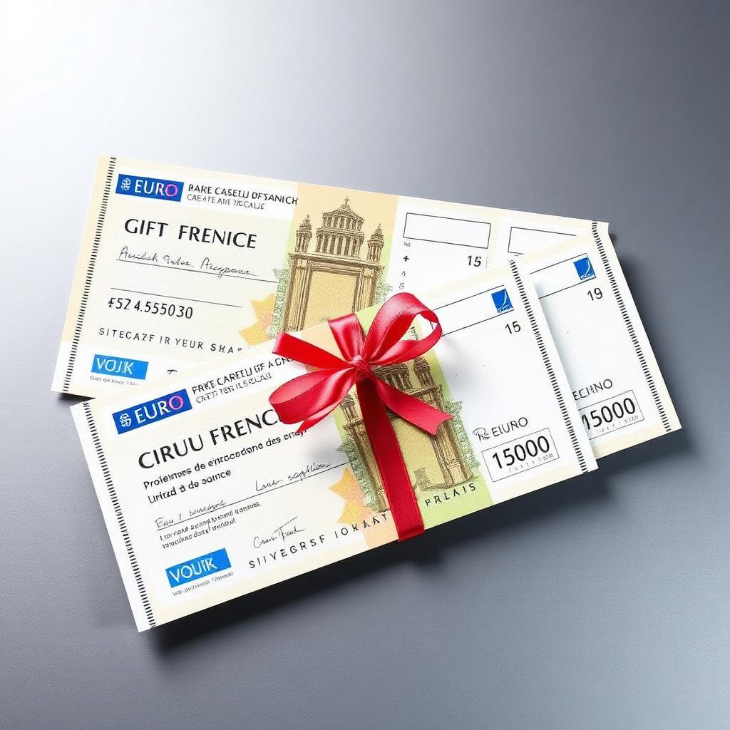 Chèque Cadeau 1000€ - 20000€